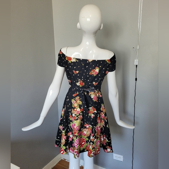 Handmade Beaded Pinup Style Dress, VGUC, Size M - Picture 6 of 10